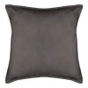 Deco cushion Glober pakoworld in dark grey color 45x45cm
