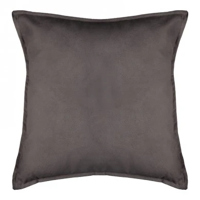 Deco cushion Glober pakoworld in dark grey color 45x45cm