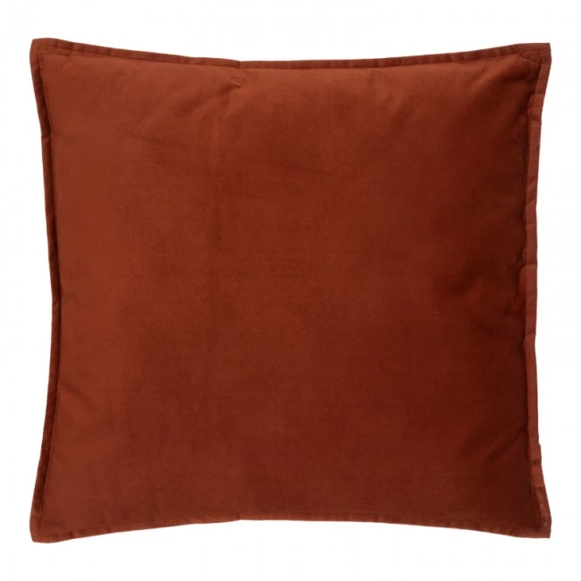 Deco cushion Glober pakoworld in terracotta color 45x45cm