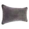 Deco cushion Lubel pakoworld in dark grey color 30x50cm