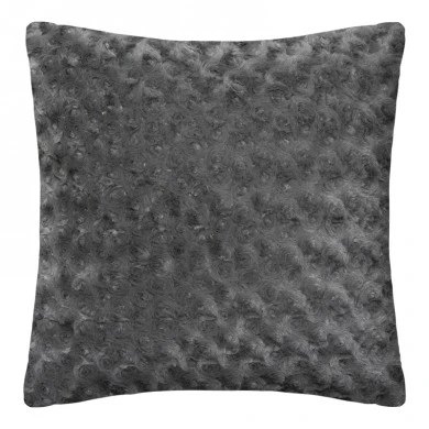 Deco cushion Luxir pakoworld in grey color 45x45cm