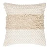 Deco cushion Notika II pakoworld in beige color 40x40cm