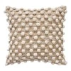 Finne Inart cotton pillow in beige shade 45x45x2.5cm