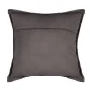 Deco cushion Glober pakoworld in dark grey color 45x45cm