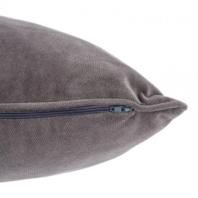 Deco cushion Lubel pakoworld in dark grey color 30x50cm