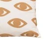 Pillow Eyes Inart natural-white 60x60x2.5cm