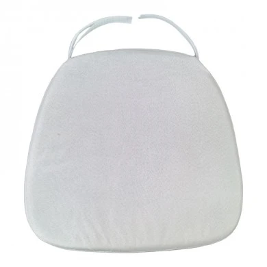 Tiffany pillow pakoworld fabric in white shade 40.5x38.5x4cm