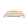 Cushion Labrinth Inart beige-ecru fabric 45χ45x2.5cm