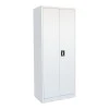 Metal wardrobe Ugren I Pakoworld in light grey shade 70x40x170cm.