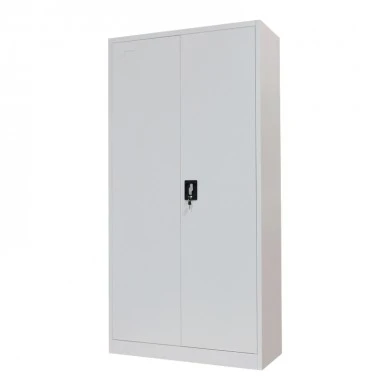 Zogi pakoworld metal wardrobe with partition in light gray color 90x45x180cm