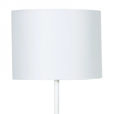 Metal floor lamp Oliver pakoworld Ε27 with white shade D33x149cm