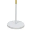 Metal floor lamp Oliver pakoworld Ε27 with white shade D33x149cm
