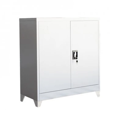 Armon I pakoworld metal cabinet in light gray color 90x40x100cm