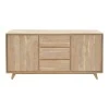 Emira pakoworld buffet, acacia wood in natural shade, 160x40x80cm