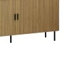 Buffet Scandi pakoworld MDF natural color with black metal legs 170x45x80cm