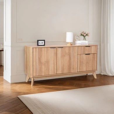 Hamea pakoworld mdf sideboard in natural shade 150x39.5x73cm
