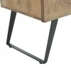 Cabinet Imena pakoworld solid wood 4cm walnut-black 148x43.5x86cm