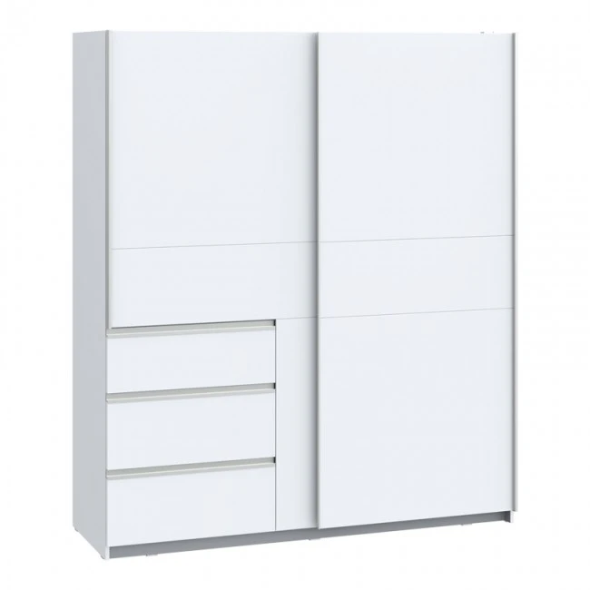 2-door ardrobe Gotion pakoworld white melamine 170.5x61x200,5cm
