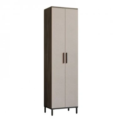 Cambi pakoworld column cabinet in brown-anthracite shade 50x35.5x183.6cm