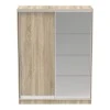 Korredor I pakoworld two-leaf sliding wardrobe with mirror in sonoma color 160x60x220cm