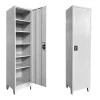 Koya pakoworld metal cabinet in light gray color 50x45x190cm