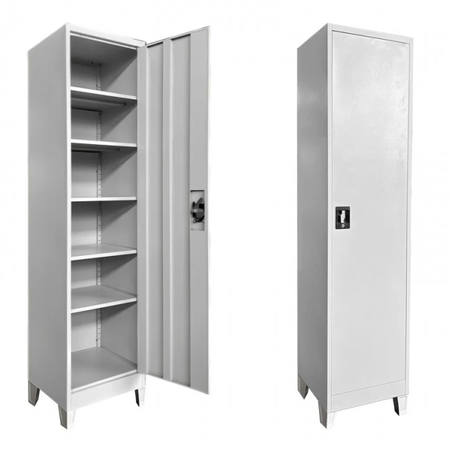 Koya pakoworld metal cabinet in light gray color 50x45x190cm