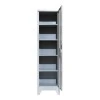 Koya pakoworld metal wardrobe-column in light gray shade 50x45x190cm