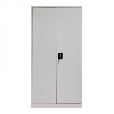 Zogi pakoworld metal wardrobe with partition in light gray color 90x45x180cm