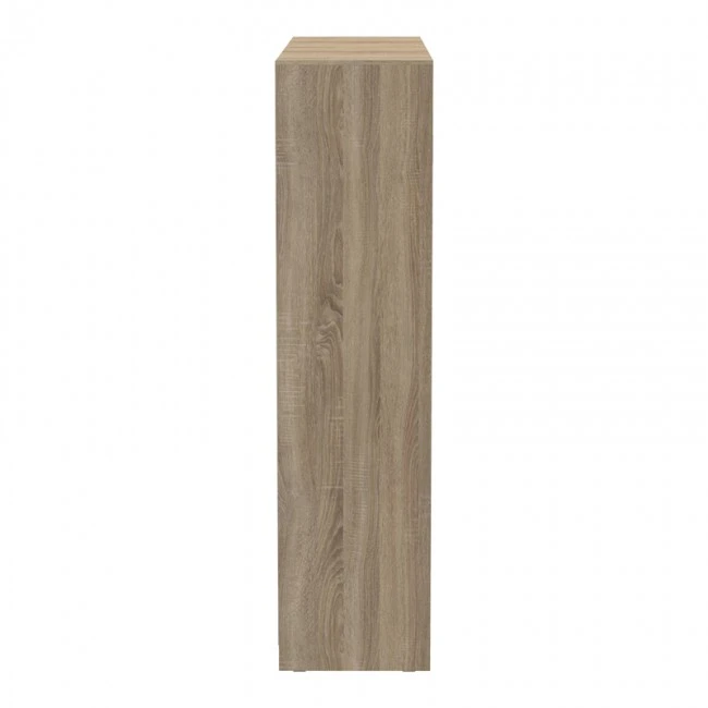 Aparador I pakoworld two-leaf sliding wardrobe with mirror in sonoma color 240x60x240cm