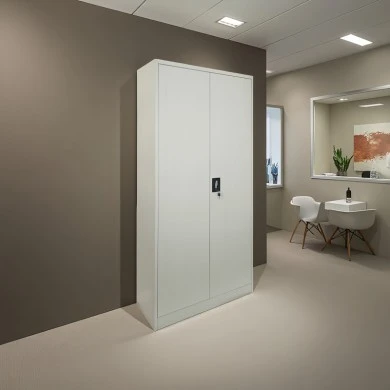 Ugren pakoworld metal cabinet in light gray color 90x40x180cm