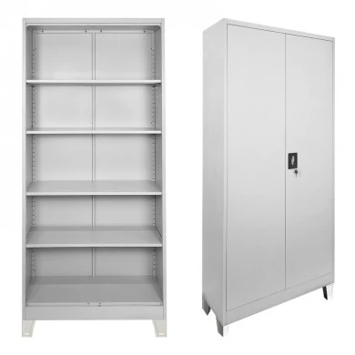 Ugren pakoworld metal cabinet in light gray color 90x40x190cm