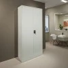 Zogi pakoworld metal cabinet with partition in light gray color 90x45x180cm