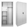 Zogi pakoworld metal cabinet with partition in light gray color 90x45x180cm