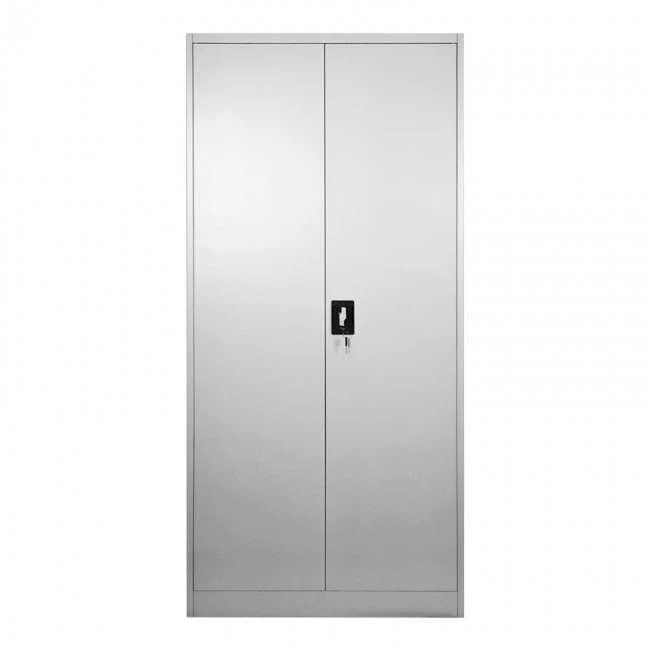 Zogi pakoworld metal cabinet with partition in light gray color 90x45x180cm