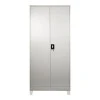 Zogi pakoworld metal cabinet with partition in light gray color 90x45x190cm