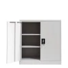 Armon pakoworld metal cabinet in light gray color 90x45x90cm