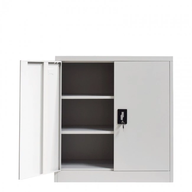 Armon pakoworld metal cabinet in light gray color 90x45x90cm