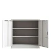 Armon pakoworld metal cabinet in light gray color 90x45x90cm