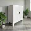 Armon pakoworld metal cabinet in light gray color 90x45x100cm
