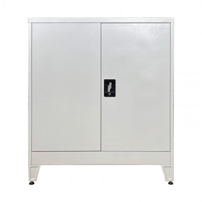 Armon pakoworld metal cabinet in light gray color 90x45x100cm