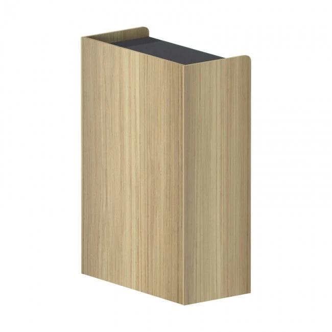 Professional low cabinet Lotus pakoworld in natural-anthracite color 80x40x120cm