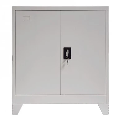 Armon pakoworld metal cabinet in light gray shade 90x45x100cm
