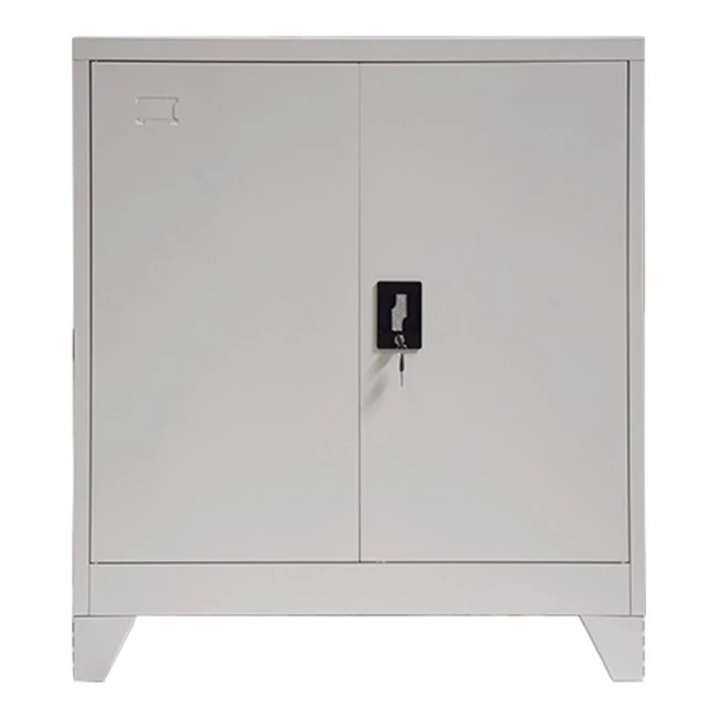 Armon pakoworld metal cabinet in light gray shade 90x45x100cm