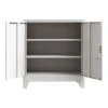 Armon pakoworld metal cabinet in light gray shade 90x45x100cm