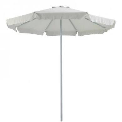 Ομπρέλα επαγγελματική Mongo pakoworld μονοκόμματος ιστός μέταλλο Φ2.3m εκρού