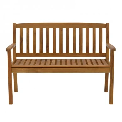 Two-seater bench Jerdu pakoworld natural acacia wood 120x61x87cm