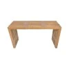 Bench Zen pakoworld teak wood in natural color 90x30x48cm