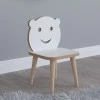 Jerry pakoworld children&#039;s chair white-natural 30x30x52cm