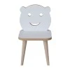 Jerry pakoworld children&#039;s chair white-natural 30x30x52cm