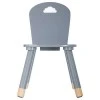 Children&#039;s chair Playful pakoworld grey 32x31.5x50cm